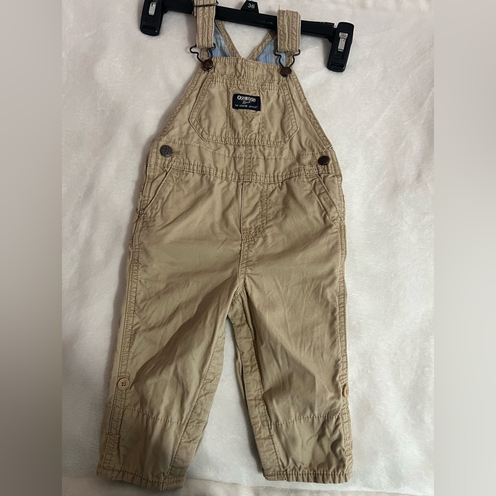 OshKosh B'gosh Khaki Overalls